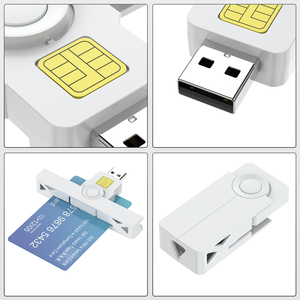 工厂多功能便携式USB 2.0 C型信用卡读卡器智能卡读卡器 - Product Image 6