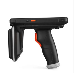 20cm Android 10 GMS PDA RFID Barcode Scanner <strong>HF</strong> Wireless Handheld RFID <strong>Reader</strong> for Library Management System