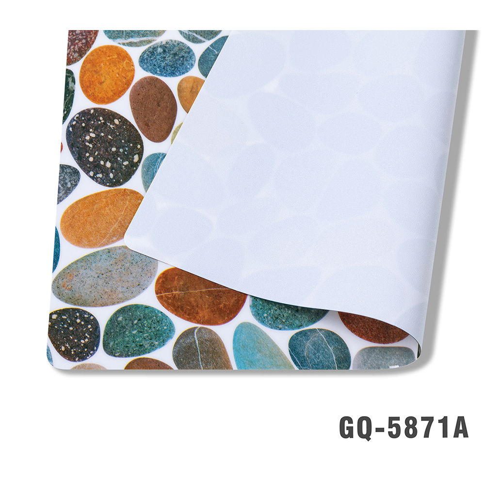IUIU 45*30cm PVC Stylish Natural Colorful Stone Placemats