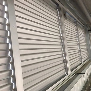 Factory Prices Custom Shutter Door <strong>Building</strong> Aluminum Profile <strong>Frame</strong> Fixed Adjustable Louver <strong>Window</strong> - Product Image 4