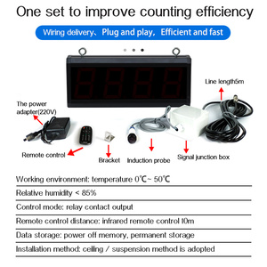 LED Large Screen Counter Conveyor Belt <strong>Loading</strong> Point <strong>Counting</strong> <strong>Machine</strong> Industrial Digital Display Infrared Induction Pipeline - Product Image 3