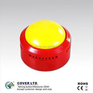 Productos de oficina promocionales baratos de fábrica, botón personalizado para espectáculo de juegos, botón pulsador Led, caja de música, botón parlante grabable - Product Image 4