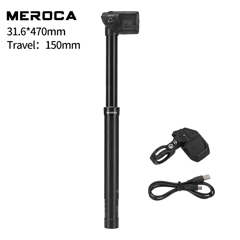 31.6*470mm (150mm de recorrido) Negro