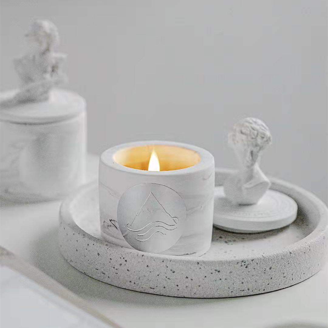 Fragrance Handmade Scented Candle George David COS Plaster Gypsum Sculpture 4