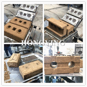 Máquina de ladrillo de tierra comprimida manual pequeña máquina de ladrillo de enclavamiento de arcilla manual/Fabricante de ladrillo de cenizas volantes automático - Product Image 5