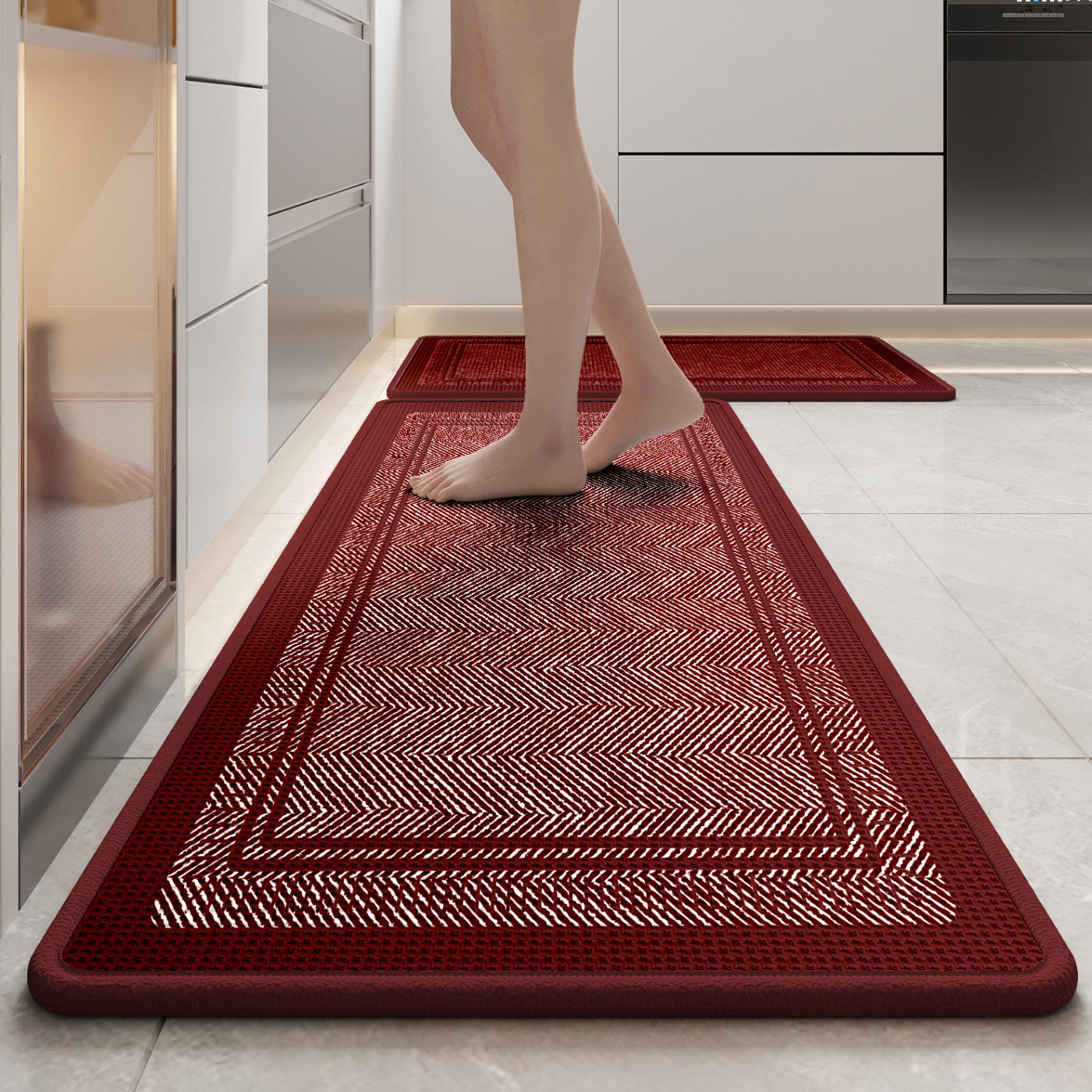 Semelle en caoutchouc Kijima - Rouge Crépuscule