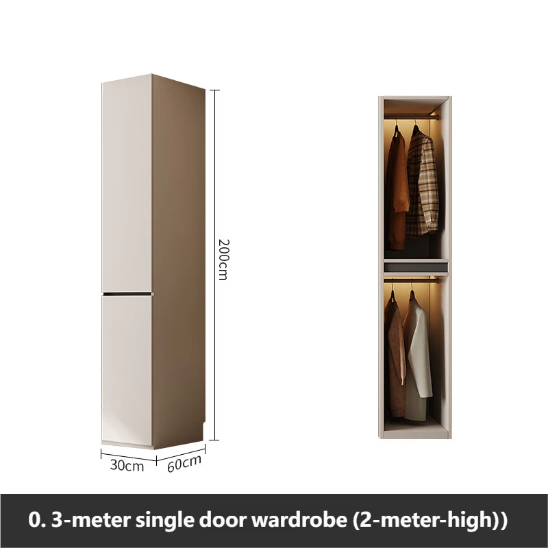 0.3-meter single door wardrobe (2.0-meter high)