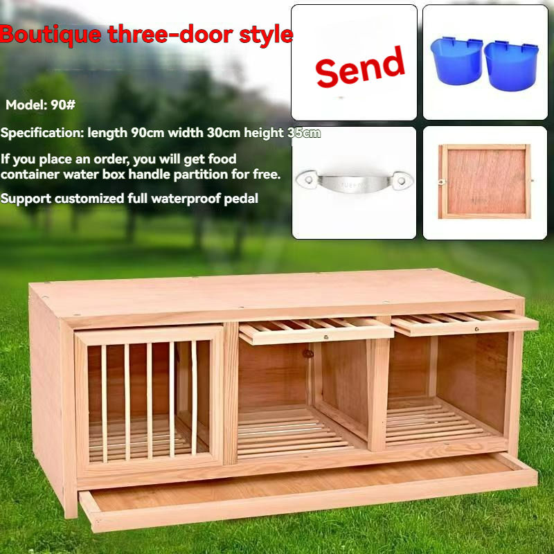 Style 90*30*35cm de trois-porte de boutique