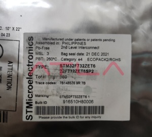 STM32F732ZET6 QFP-144アームCortex-M7 MCU 216MHz 512KBフラッシュ256KB SRAMデュアルQSPI FDPインダストリアルグレード - Product Image 2