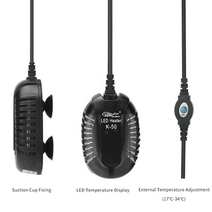 <strong>K</strong>-50 LED Digital Display <strong>Small</strong> Fish Tank Mini Heater for Turtle Tank - Product Image 3