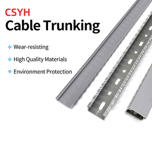 PVC <strong>Trunking</strong> Wiring Trough Open Plastic Flame Retardant <strong>Trunking</strong> Electrical Box Wiring Industrial <strong>Trunking</strong> - Product Image 6