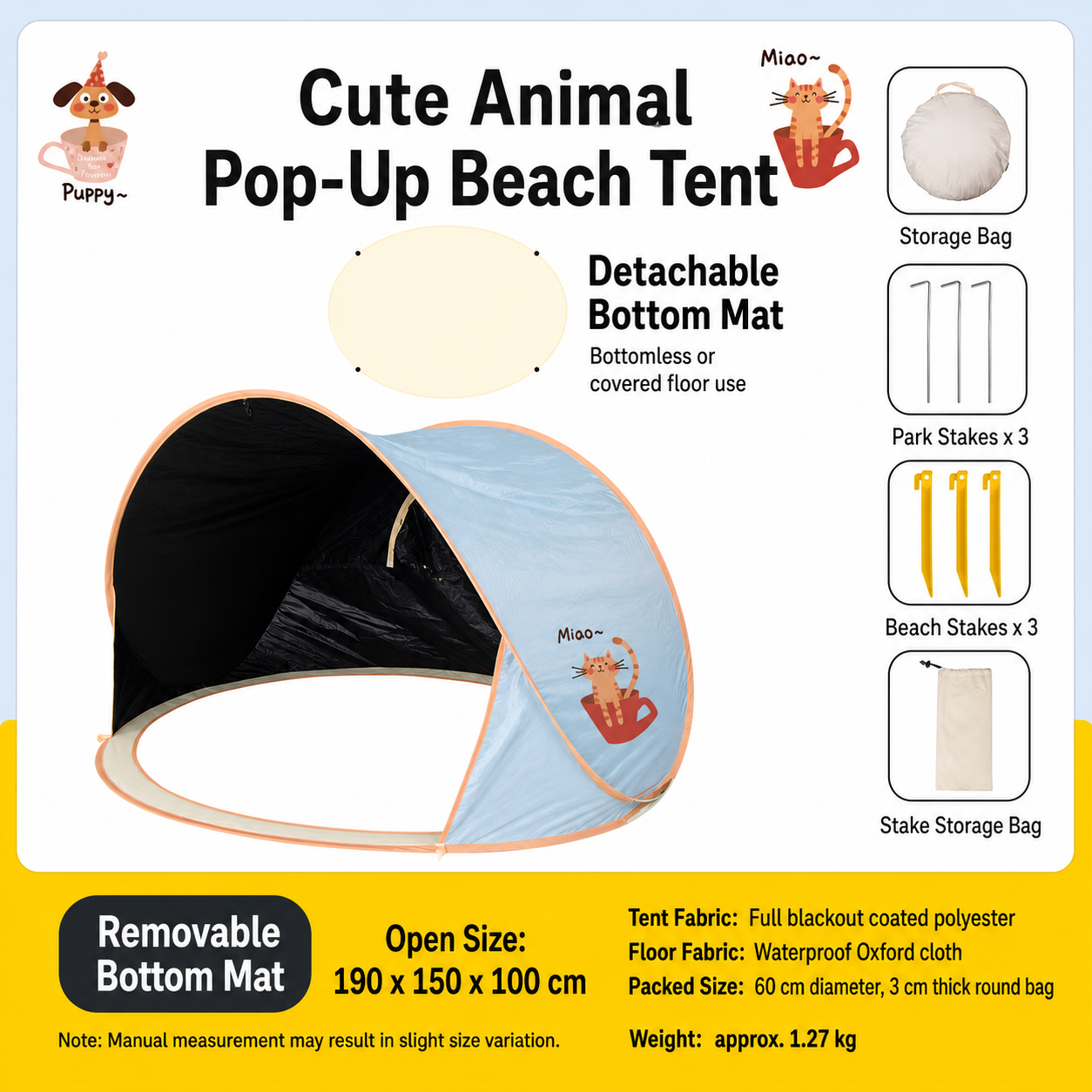 hanmiaos doggy buddy detachable bottom