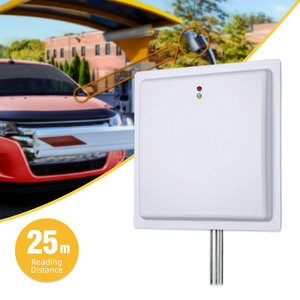 Sistema di controllo accessi parcheggio UHF RFID a lunga distanza 25m 12dbi Antenna RS232 RS485 WG relè TCP/IP UHF lettore RFID con LED - Product Image 1
