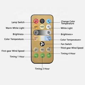 Factory Wholesale Easy to Install Fan Light <strong>Multi</strong> <strong>Functional</strong> Remote Control Mute E27 <strong>Socket</strong> Ceiling Fan Light - Product Image 3
