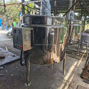 Electric Steam Heating Tank SUS304 Stainless Steel Agitator Paddle Mixer for Cosmetic Paste Production <strong>Soap</strong> <strong>Mixing</strong> - Product Image 2