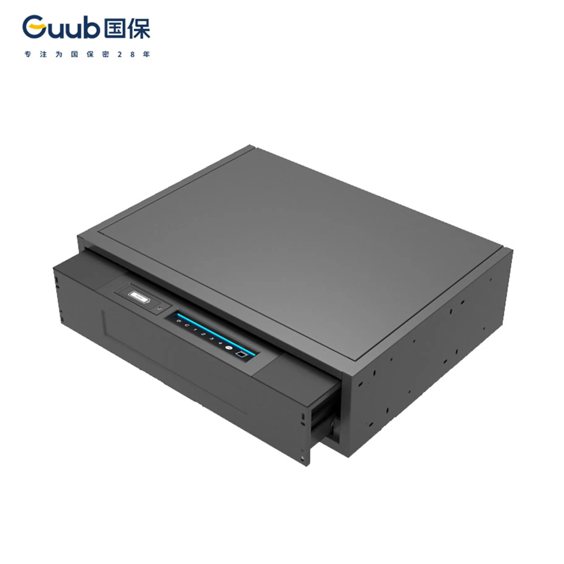 Guub S198 Elektronischer Schmuck Safe Passwort Versteckte Garderobe Biometrische Schublade Safe