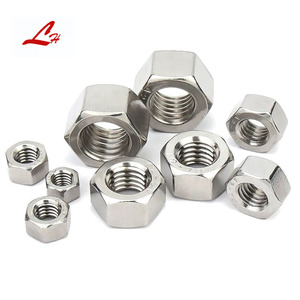 Din934 tùy chỉnh ODM/OEM thép không gỉ 304/316 Hexagon <span class=keywords><strong>Nut</strong></span> M8 M12 M18 Kích thước Chất lượng cao cấp Hex Nuts - Product Image 1