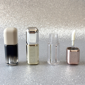 Özel lüks 6.5ml kapasiteli metalik roman tasarım Punk tarzı dudak rengi tüp plastik tüp kozmetik ambalaj için kullanılan - Product Image 4