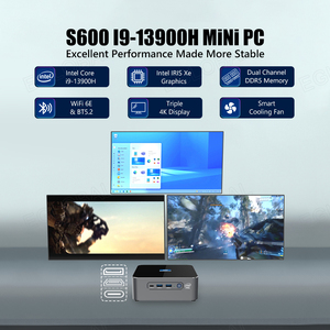 Intel I9 13900H I7 13800H oyun PC 13th Gen Mini PC oyun Windows11 2 * DDR5 2 * NVMe 2*2.5G LAN 8K ofis bilgisayar WiFi6 - Product Image 2