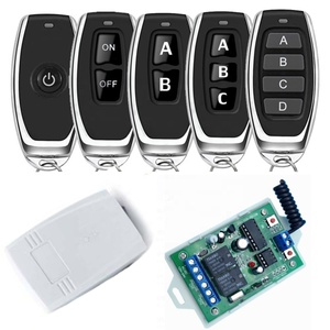 カスタム12 34ボタンローリングコードガレージリモコン433Mhz 12V 24V2チャンネルRFリレーレシーバースイッチキーフォブトランスミッター - Product Image 4
