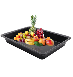 Rã đông PP ABS cao Polystyrene thịt khay compostable thực vật thịt Pie khay cho truy cập tủ lạnh với hàng rào cắt Board - Product Image 1