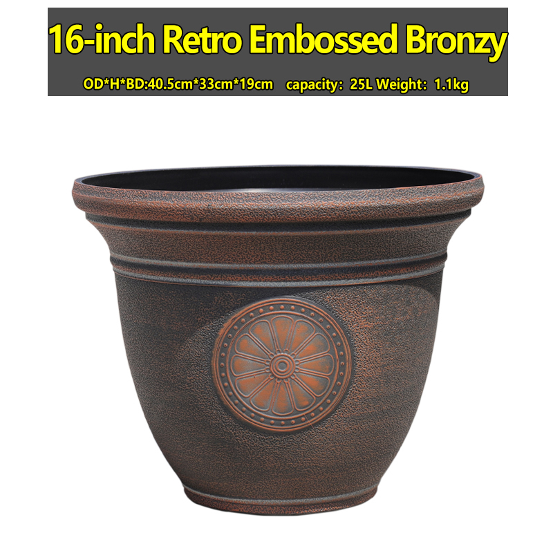 16 "bronzer in vaso