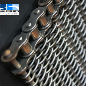 Cintas transportadoras de malla de alambre en espiral de varilla flexible de acero inoxidable para manipulación y procesamiento de la industria de confitería y chocolate - Product Image 4
