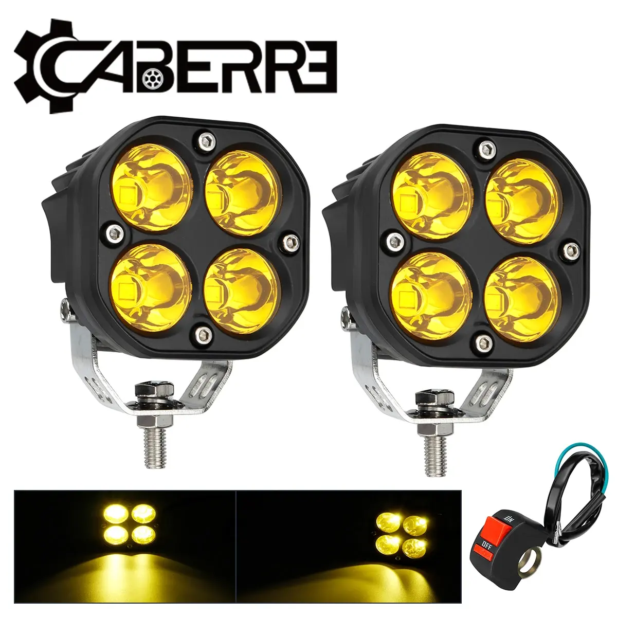 Jaune avec interrupteur