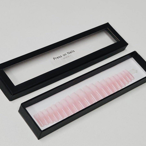 2021มาใหม่ค่อยเป็นค่อยไปเปลี่ยนแปลง Ombre กดออกแบบบนเล็บเคล็ดลับปลอมกดบนเล็บ - Product Image 2