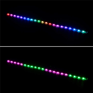 Senseled ПК цветных (RGB) светодиодных лент Магнитная светодиодная лента для ПК чехол Сделай Сам освещения 5V 3-контактный ARGB заголовки совместим с материнской платой - Product Image 3