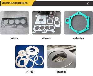 Clean Cutting Edge <strong>CNC</strong> Oscillating Knife Cutting Machine Flatbed Automatic Rubber Dieless Asbestos Gasket Cutting Machine - Product Image 2