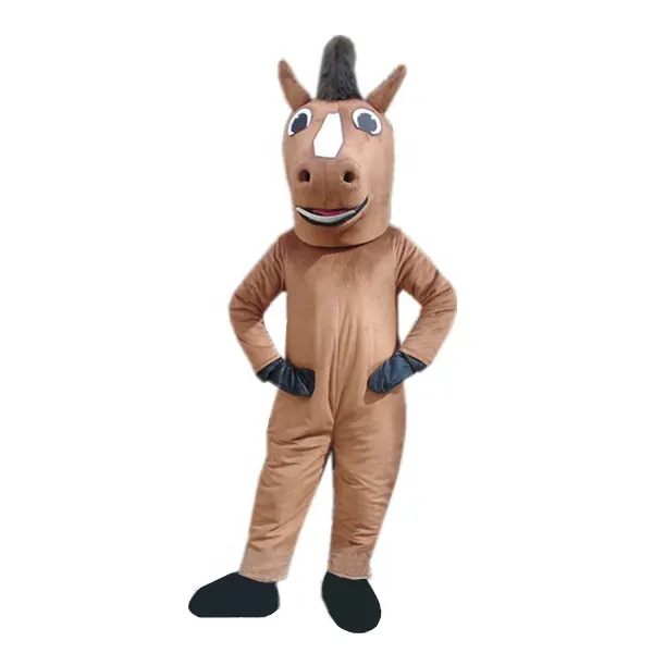 Animale brown horse mascot/mascot custom/tv & movie costume