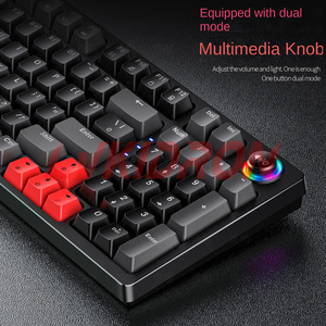 97 Tasten kabelgebundene mechanische Achsen-Tastatur Tasten-Technologie Tastaturen mit zwei Modi für PC Computer Gamer Tablet