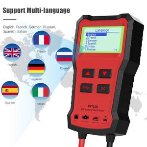 BST100 araba pil test cihazı OBD2 12V hücre marş şarj testi teşhis aracı 2000CCA 30-220Ah akü sistemi PK KW600 - Product Image 1
