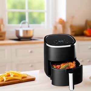 Freidora de aire eléctrica multifuncional Horno 3.5L Freidora de aire eléctrica sin aceite de gran volumen Control de pantalla digital - Product Image 2