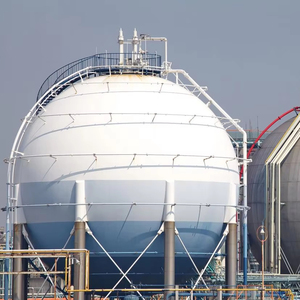 ASME bölüm VIII Div.2 sertifikalı yüksek basınçlı 2000-10000m ³ LPG küresel Tank 1.77MPa tasarım karbon çelik üretim tesisi - Product Image 1