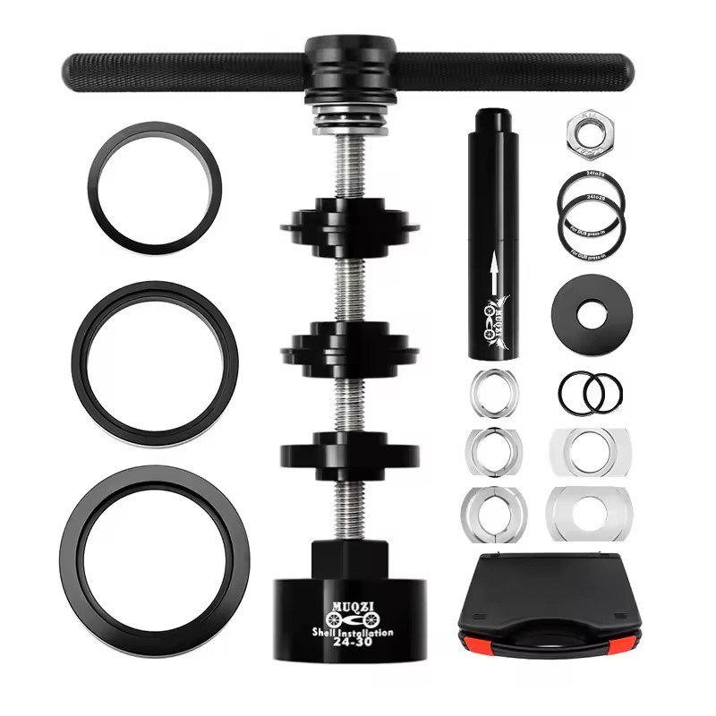 Boîte à outils avec poignée en alliage d'aluminium, version améliorée noire