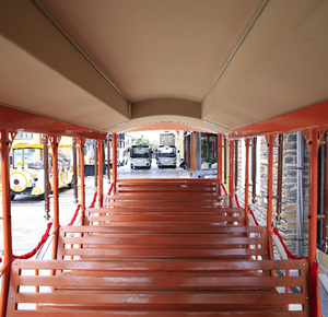 Thiết Kế Độc Quyền 6 Hàng Gỗ Rắn Ghế Mini Hành Khách Vận Chuyển Xe Buýt 23 Điện Xe Buýt Trường Học Cho Khuôn Viên Trường - Product Image 5