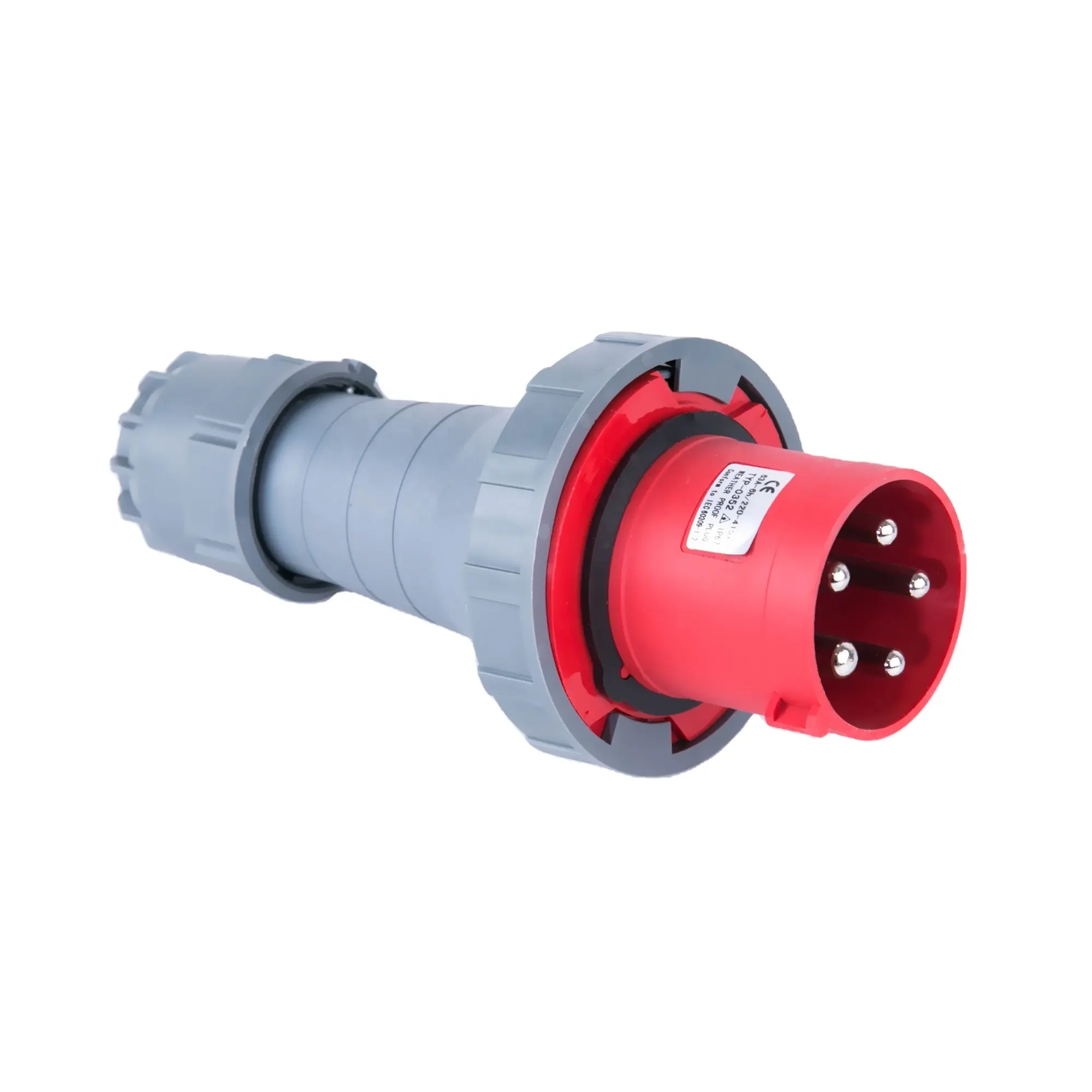 Type 0452 Ip67 380 V 415 V 6 H 3P + N + E 5pin 125A Industriële Waterdichte Plug