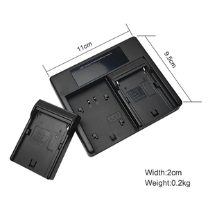 索尼NP-F970数码相机电池5V/2A输入3A输出双USB充电器，12w功率防抱死制动系统材料ce认证 - Product Image 4