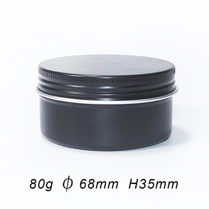סיטונאי <span class=keywords><strong>5</strong></span> 10g מיכל 15 גרם 1oz 2 Oz 30 Ml ריק פח 50g 60 גרם מתכת 80 100g יכול 150 200ml 250 מט שחור אלומיניום צנצנת