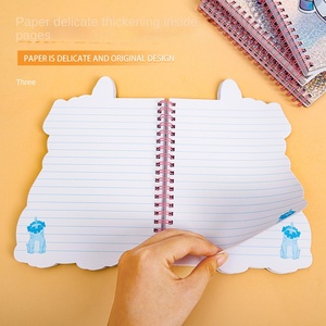 Cuốn sách cuộn xoắn ốc giá trị cao sáng tạo cho học sinh tiểu học dễ thương phim hoạt hình động vật nhỏ ngoài hành tinh 60 giấy cho nhật ký - Product Image 6