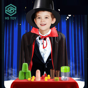 HS Kids Magic Tricks Kit Anfänger Easy Play Atember aub endes Spiel Lernen mit Hand Geschenk box Kunststoff Material - Product Image 3