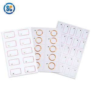 Chip <strong>Inlay</strong> Fudan 1K Prelam RFID <strong>Inlay</strong> Sheet A4/A3 Size <strong>0.4mm</strong> 0.45mm PVC RFID Card <strong>Inlay</strong> Sheet for Access Control - Product Image 3