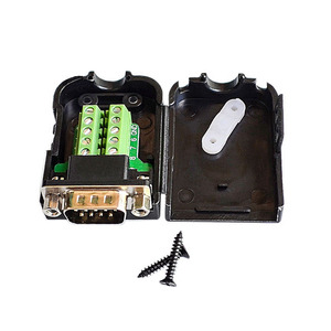 Conector DB9 COM Terminal de soldadura sin transferencia Conector macho DB9 RS232 DB9 Breakout Conector de hembra - Product Image 6