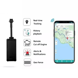 OEM fabrika GPS tam fonksiyonlu 4-Line Tracker gerçek zamanlı araç algılama araba alarmı ve motosiklet izleme pozisyonu GSM PC modu - Product Image 3