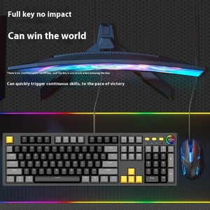 Teclado mecánico con cable personalizado de 104 teclas, alto valor de color, eje óptico, funciones de juego de deportes electrónicos para computadora de escritorio y oficina - Product Image 2