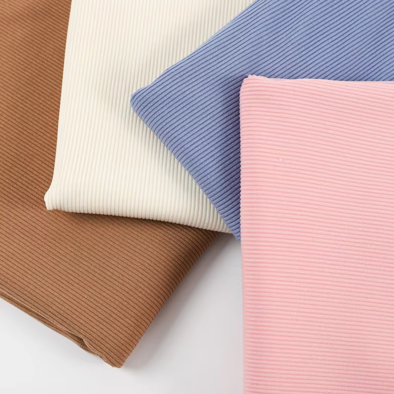 Tissu côtelé T/C 65 % polyester 35 % coton