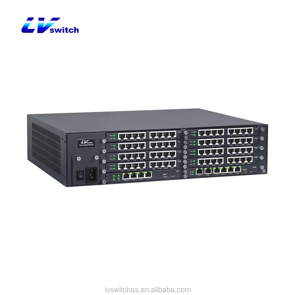 Factory IP PBX 6000 max 256 FXS/FXO ports on sale