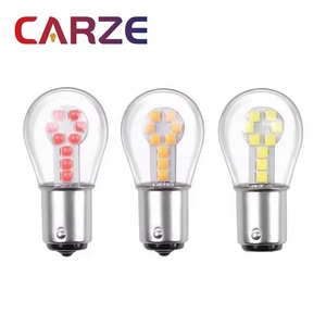 1156 BA15S P21W 1157 BAY15D P21/<strong>5W</strong> <strong>LED</strong> Bulbs <strong>12V</strong> Car Brake Tail Stop Lamps 3030 18SMD Turn Signal <strong>Light</strong> White Reversing Lamps - Product Image 1